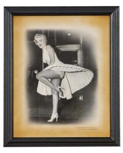 Quadro legno con stampa fotografica Marilyn Monroe