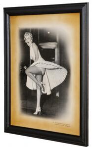 Quadro legno con stampa fotografica Marilyn Monroe