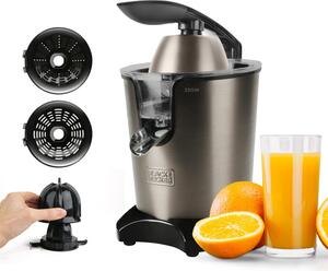Black & Decker Spremiagrumi elettrico Potenza 350 watt Capacit 400 ml colore Inox - BXCJ350E
