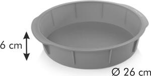 Tescoma Stampo in Silicone per Dolci Torta Tondo 26 cm colore Rosso - Delicia