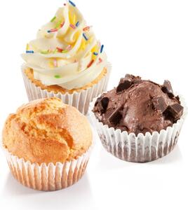 Tescoma Stampo in Silicone per Dolci Muffin 12 Posti 39 x 27 cm colore Arancione - Delicia SiliconPRIME
