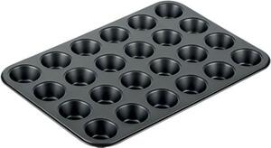 Tescoma Stampo per Dolci Mini Muffin Antiaderente 24 Posti 38 x 26 cm colore Nero - Delicia