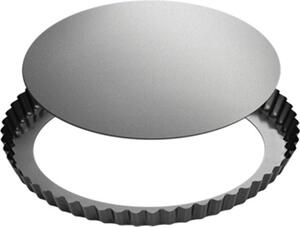 Tescoma Stampo per Dolci Crostata Antiaderente con Fondo Rimovibile 28 cm colore Grigio - Delicia