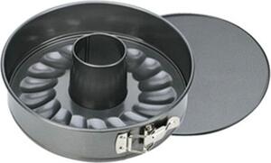 Tescoma Stampo per Dolci Ciambella Antiaderente Apribile a 2 Fondi 20 cm colore Grigio - Delicia