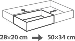 Tescoma Stampo per Dolci Torta in Acciaio Inox Rettangolare Regolabile 50 x 34 cm colore Inox - Delicia