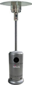 Niklas Stufa a Gas per Bombola GPL da Esterno Infrarossi Fungo Riscaldante 210 cm Potenza 13 kW colore Grigio - AA037