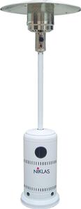 Niklas Stufa a Gas per Bombola GPL da Esterno Infrarossi Fungo Riscaldante 210 cm Potenza 13 kW colore Bianco - AA034