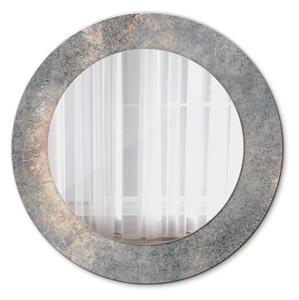Specchio rotondo stampato Cemento vintage fi 50 cm