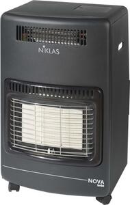 Niklas Stufa a Gas per Bombola GPL Infrarossi Portatile Termoventilata Potenza 4.2 kW colore Nero - NIK538026 Nova Turbo