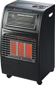 DCG Stufa a Gas per Bombola GPL Portatile Infrarossi Potenza 4.2 kW colore Nero - GH09