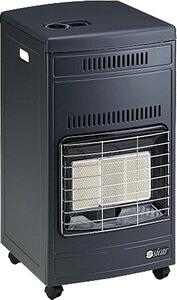 Sicar Stufa a Gas per Bombola GPL Infrarossi Portatile Potenza 4.2 kW Ventilata colore Nero - EURO 92T