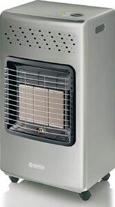 OLIMPIA SPLENDID Stufa a Gas per Bombola GPL Infrarossi Portatile Potenza 4.2 kW colore Silver - 99386 Stovy Infra Silver
