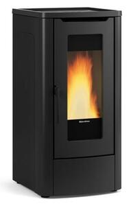 La Nordica-Extraflame Stufa a Pellet Ventilata 10 kW Capacit Serbatoio 27 Kg Volume Riscaldabile 287 m3 colore Nero - 1295602 DAHIANA AD