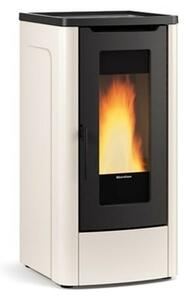 La Nordica-Extraflame Stufa a Pellet Ventilata 10 kW Capacit Serbatoio 27 Kg Volume Riscaldabile 287 m3 colore Avorio - 1295601 DAHIANA AD