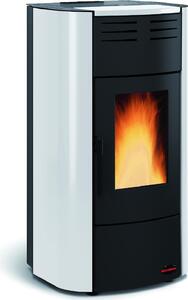 La Nordica-Extraflame Stufa a Pellet Idro Termostufa Ventilata 19 kW Capacit Serbatoio 35 Kg Volume Riscaldabile 545 m3 colore Bianco - 1289501 Ra