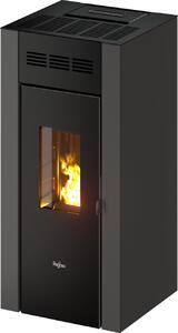 Pegaso Stufa a Pellet Ventilata 8.5 kW Capacit Serbatoio 17 kg Volume Riscaldabile 238 m3 colore Antracite - 7022003 Elane 9