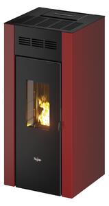 Pegaso Stufa a Pellet Ventilata 8.5 kW Capacit Serbatoio 17 kg Volume Riscaldabile 238 m3 colore Rosso - 7022002 Elane 9