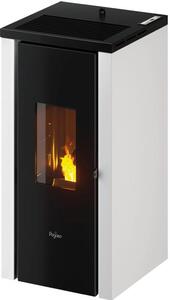Pegaso Stufa a Pellet Ventilata 7 kW Capacit Serbatoio 15 Kg Volume Riscaldabile 168 m3 colore Bianco - 7020030 Vera 7.0