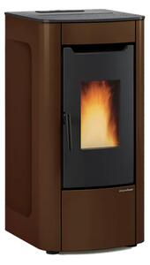 La Nordica-Extraflame Stufa a Pellet Ventilata 7 kW Capacit Serbatoio 15 kg Volume Riscaldabile 201 m3 Classe A+ colore Bronzo - 1295801 SABRY AD