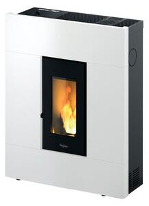Pegaso Stufa a Pellet Ventilata Slim 6,9 kW Capacit Serbatoio 12 Kg Volume Riscaldabile 197 m3 Classe A+ colore Metallo Bianco - 7025142 TABLA 7 T2