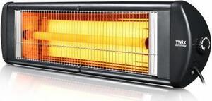 Kumtel Stufa Elettrica ad Infrarossi Potenza 2300W Portatile o da Parete con Termostato Ambiente - EX-23
