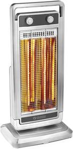 OLIMPIA SPLENDID Stufa elettrica al Carbonio Infrarossi Potenza Max 1200 Watt Oscillante con Termostato - Solaria Carbon