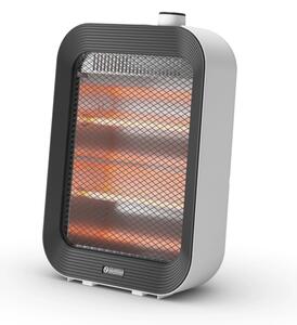 OLIMPIA SPLENDID Stufa Elettrica ad Infrarossi al Quarzo Potenza 800 Watt con Maniglia e Termostato Regolabile colore Nero - 99200 QUARZIA SLIM B