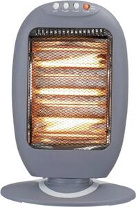 MASTER Stufa Elettrica al Quarzo da Terra Oscillante Potenza Max 1200 Watt 3 Livelli di Potenza - SA1220Q-R