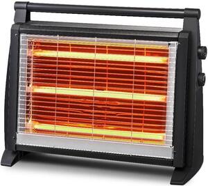 Kumtel Stufa Elettrica al Quarzo Potenza 1800W Antiribaltamento con Termostato Regolabile - LX-2831