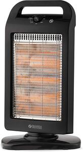 OLIMPIA SPLENDID Stufa elettrica Alogena a basso consumo Potenza Max 1200 Watt Oscillante con Termostato - Solaria Evo - 99545