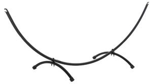 VivaGarden Supporto per Amaca da Giardino in Metallo 300x90x100 cm Portata 120 Kg colore Nero