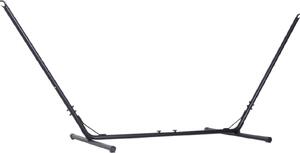 VivaGarden Supporto per Amaca da Giardino in Metallo 308/380x108x120 cm Portata 150 Kg colore Nero