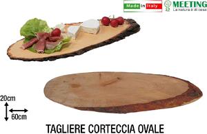 Meeting Tagliere Corteccia Ovale cm 60 - 762