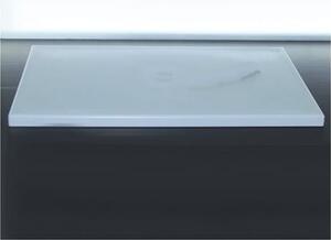 Mc Ristorazione Tagliere con fermi 30x40x2 cm H.A.C.C.P Bianco PE alta densit 5589