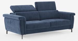 Capri divano letto di design con piedini alti - poggiatesta reclinabil