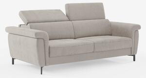 Capri divano letto di design con piedini alti - poggiatesta reclinabil