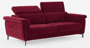 Capri divano letto di design con piedini alti - poggiatesta reclinabil