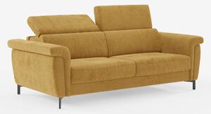 Capri divano letto di design con piedini alti - poggiatesta reclinabil