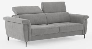 Capri divano letto di design con piedini alti - poggiatesta reclinabil