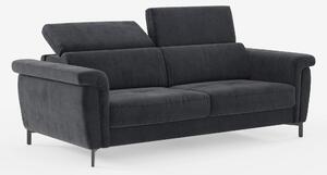 Capri divano letto di design con piedini alti - poggiatesta reclinabil