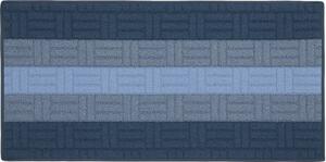 NBrand Tappeto per cucina in polipropilene 50x80 cm 4 Pz Blu - Mia
