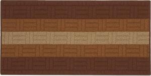 NBrand Tappeto per cucina in polipropilene 50x80 cm 4 Pz Marrone - Mia