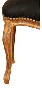 Sedia stile francese Luigi XVI in legno massello di faggio