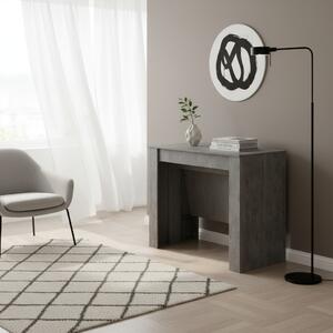 DecHome Tavolo Consolle Allungabile 3 metri Ingresso Design Moderno Dimensioni 50-300x90x76 cm colore Grigio Cemento