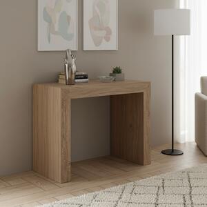 DecHome Tavolo Consolle Allungabile 3 metri Ingresso Design Moderno Dimensioni 50-300x90x76 cm colore Olmo