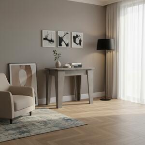 DecHome Tavolo Consolle Allungabile 3 metri Ingresso Design Moderno Dimensioni 90-304x50x76 cm colore Cemento