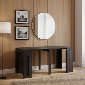 DecHome Tavolo Consolle Allungabile 3 metri Ingresso Design Moderno Effetto Legno 45/96/147/198/249/300 X 90 cm colore Antracite