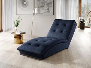 Chaise longue Cervinia poltrona divano relax - Tessuto blu notte