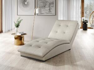 Chaise longue Cervinia poltrona divano relax - Tessuto sabbia
