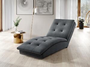 Chaise longue Cervinia poltrona divano relax - Tessuto grigio